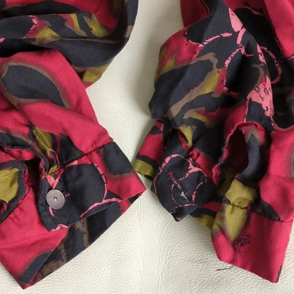 Vintage Silk 2 Piece Skirt & Blouse - Picture 16 of 17